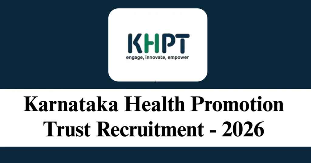 KHPT Recruitment 2026