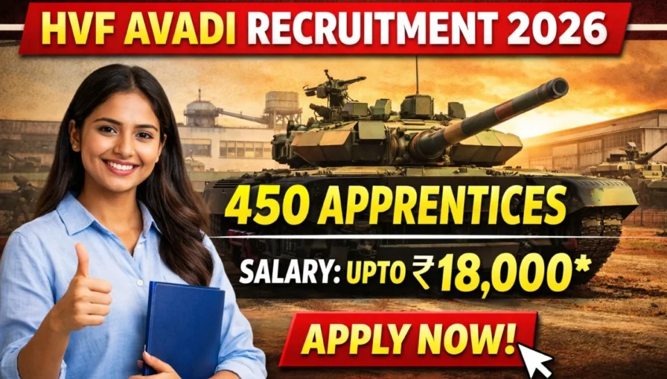 HVF Avadi Recruitment 2026