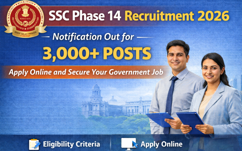 SSC Phase 14 Recruitment 2026 SSC Phase 14 Recruitment 2026