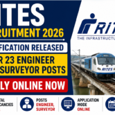 RITES Recruitment 2026
